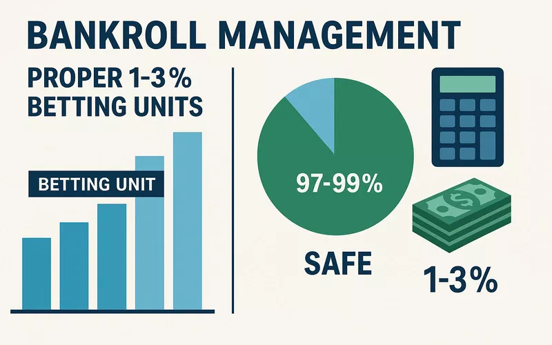Bankroll Management Strategy Bankroll management chart showing proper betting unit allocation