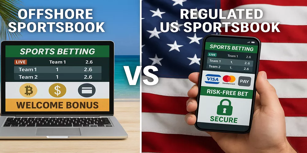 Offshore vs Regulated Comparison between offshore and regulated sportsbooks features